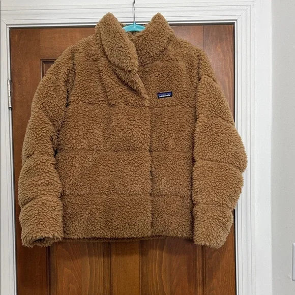 Patagonia Brown Teddy Puffer Jacket - Picture 1 of 6
